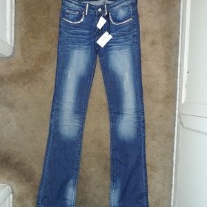 A7 Swarovski Elements Blue Jeans